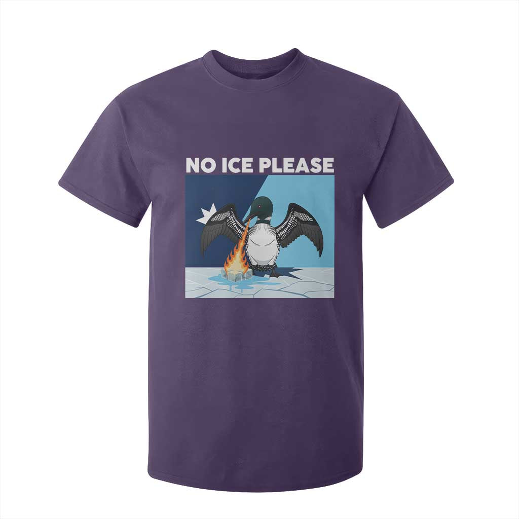 Funny Fire Breathing Loon T Shirt For Kid No Ice Please TS12 Purple Print Your Wear