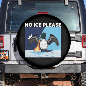 Funny Fire Breathing Loon Spare Tire Cover No Ice Please TS12 No hole Black Print Your Wear