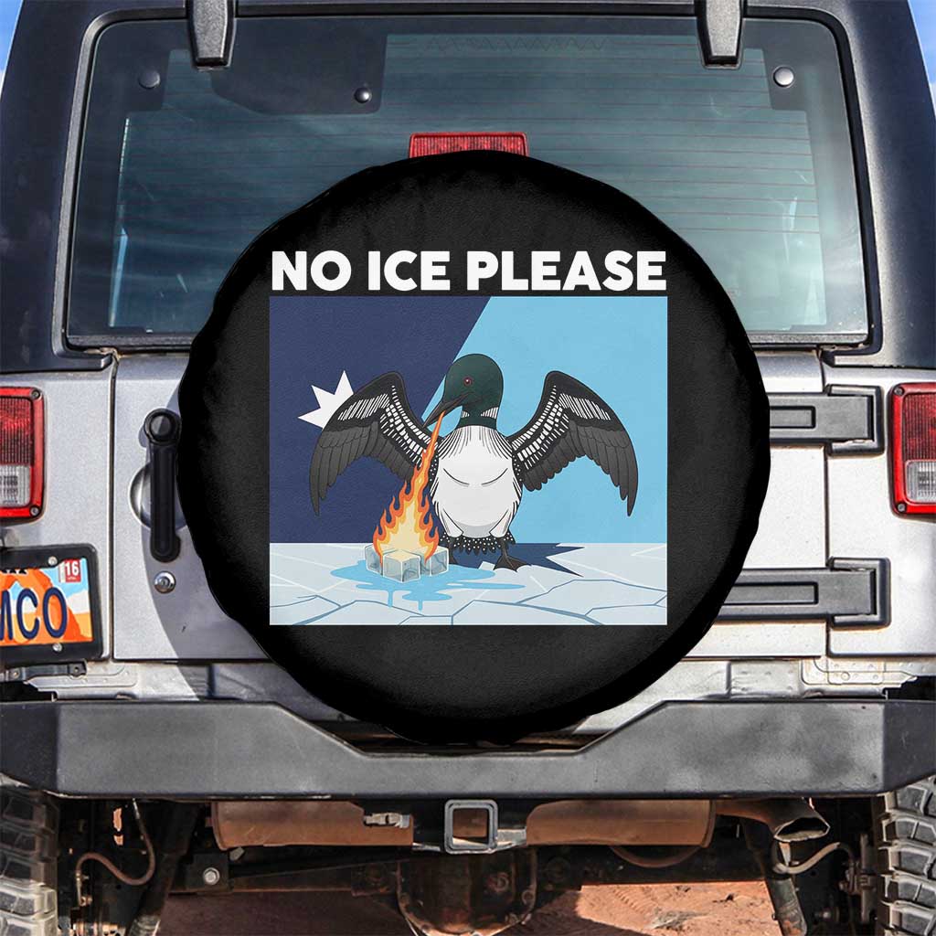 Funny Fire Breathing Loon Spare Tire Cover No Ice Please TS12 No hole Black Print Your Wear