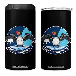 Can Not Tread On Us 4 in 1 Can Cooler Tumbler Common Loon No Ice Please TS12 One Size: 16 oz Black Print Your Wear