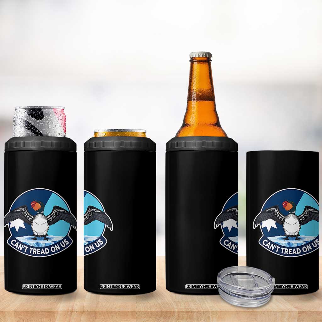 Can Not Tread On Us 4 in 1 Can Cooler Tumbler Common Loon No Ice Please TS12 Print Your Wear
