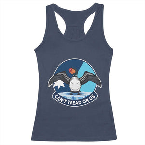 Can Not Tread On Us Racerback Tank Top Common Loon No Ice Please TS12 Navy Print Your Wear