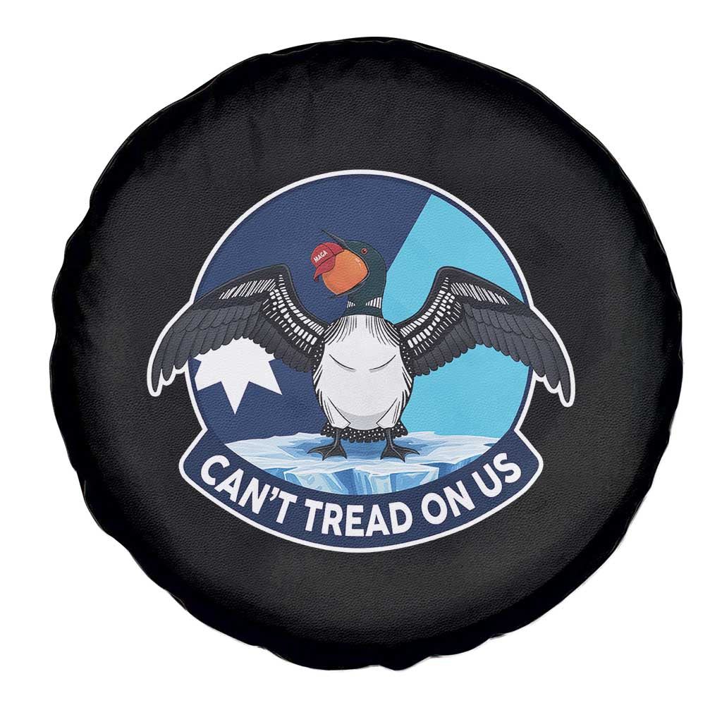 Can Not Tread On Us Spare Tire Cover Common Loon No Ice Please TS12 Print Your Wear