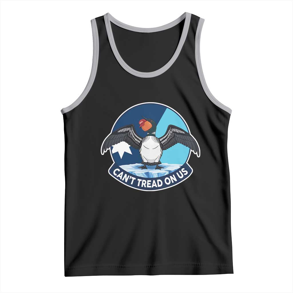 Can Not Tread On Us Tank Top Common Loon No Ice Please TS12 Black Athletic Heather Print Your Wear
