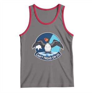 Can Not Tread On Us Tank Top Common Loon No Ice Please TS12 Deep Heather Red Print Your Wear