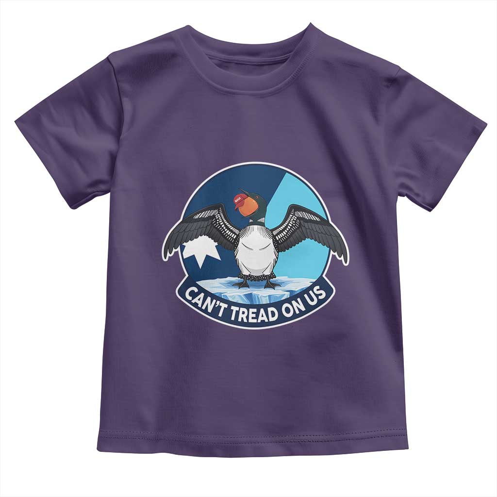 Can Not Tread On Us Toddler T Shirt Common Loon No Ice Please TS12 Purple Print Your Wear