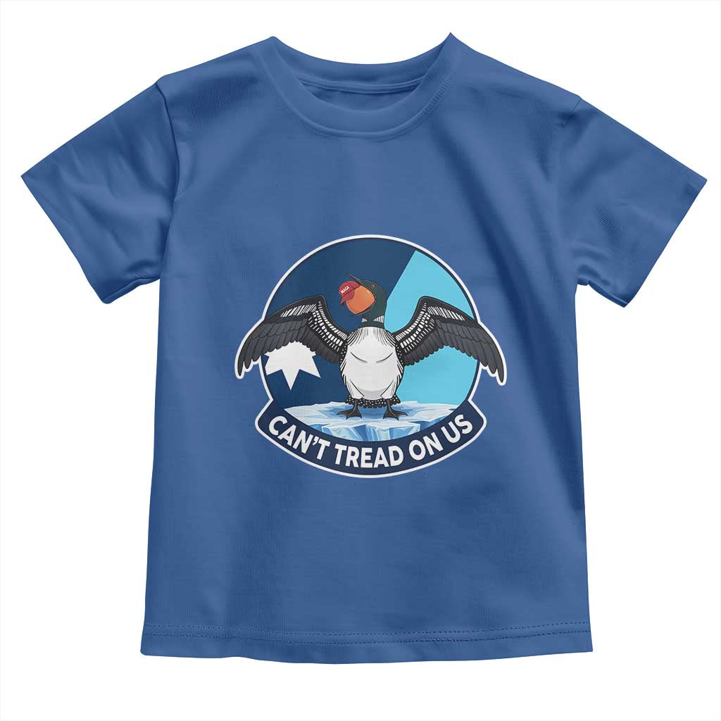 Can Not Tread On Us Toddler T Shirt Common Loon No Ice Please TS12 Royal Blue Print Your Wear