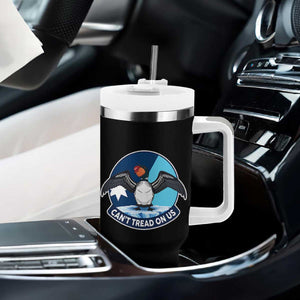 Can Not Tread On Us Tumbler With Handle Common Loon No Ice Please TS12 Print Your Wear