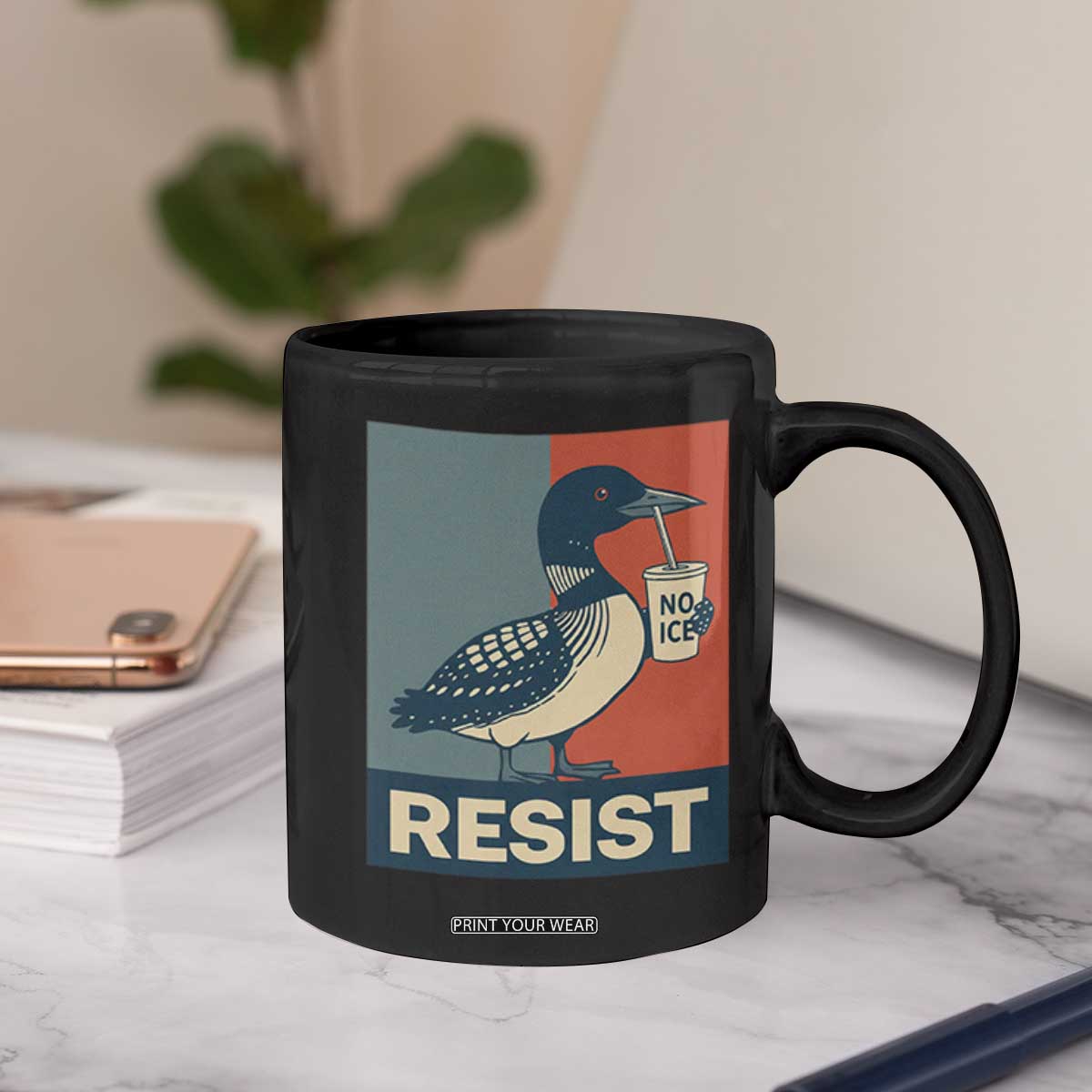 Funny Minnesota Common Loon Coffee Mug No Ice Please TS12 Print Your Wear