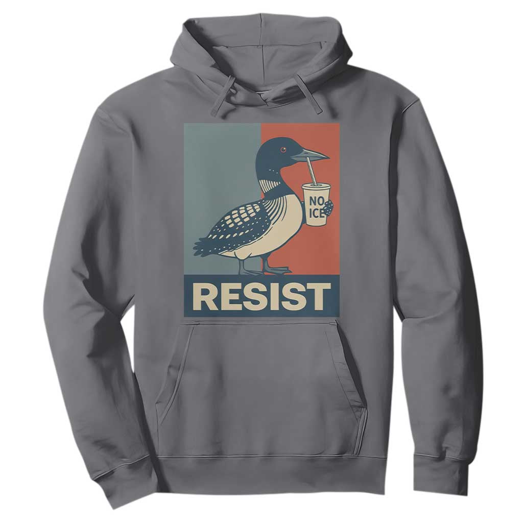 Funny Minnesota Common Loon Hoodie No Ice Please TS12 Charcoal Print Your Wear