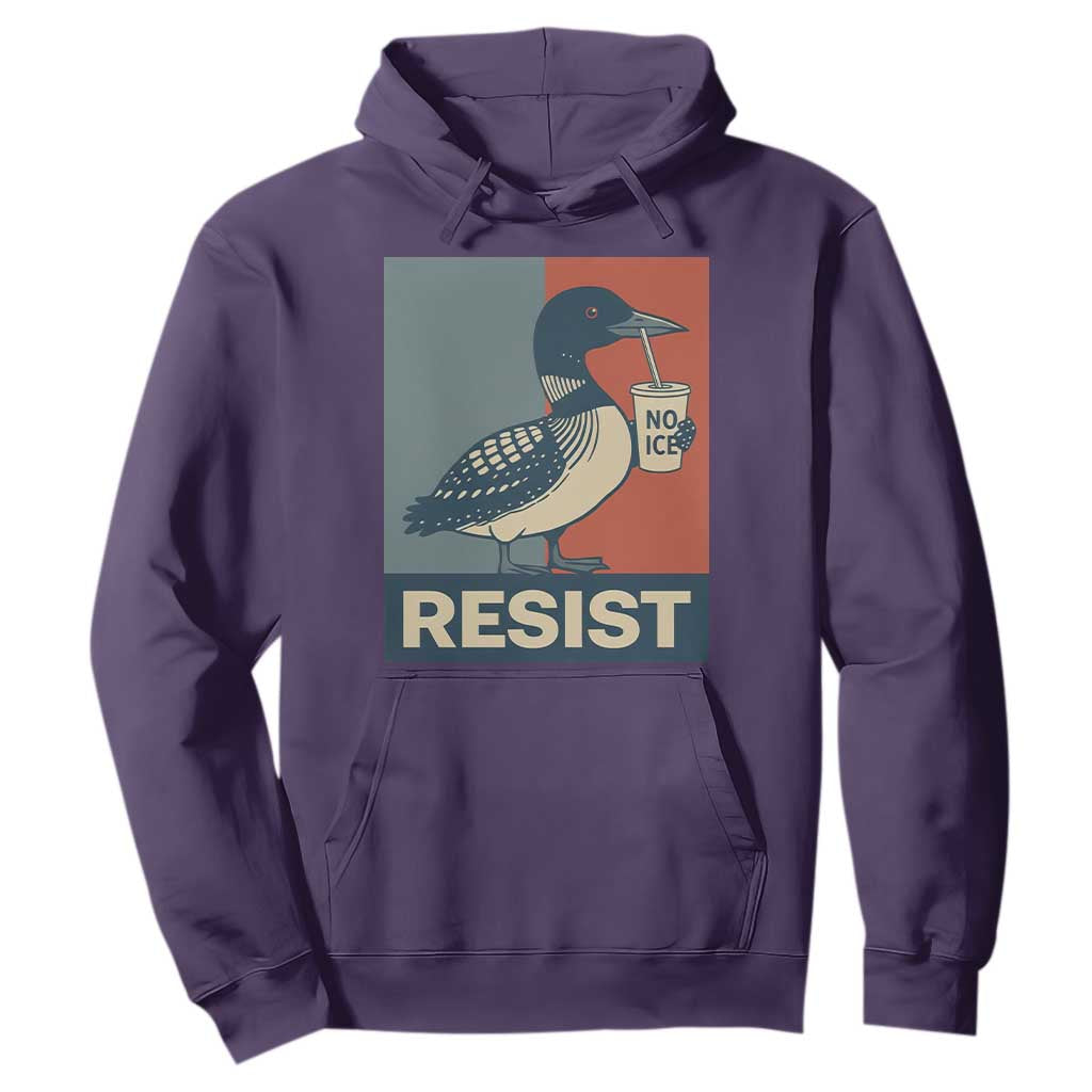 Funny Minnesota Common Loon Hoodie No Ice Please TS12 Purple Print Your Wear