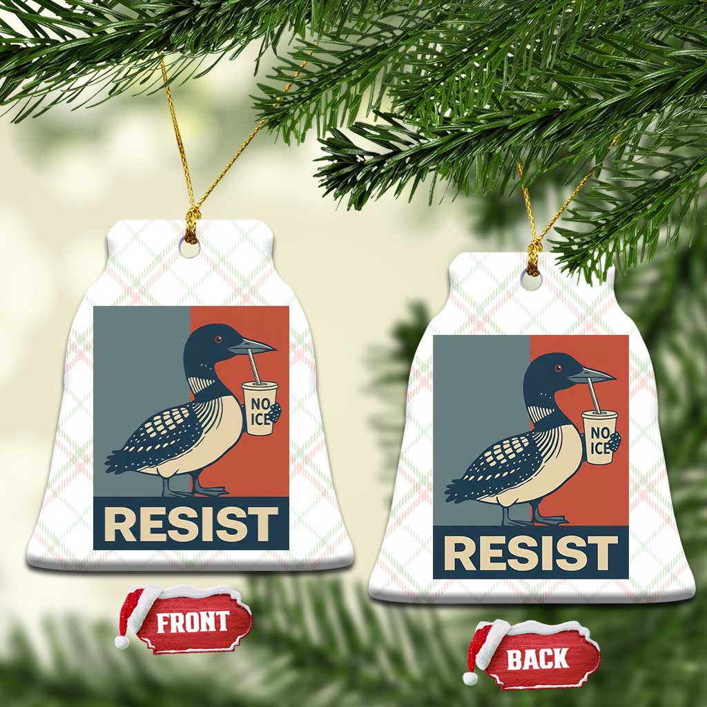 Funny Minnesota Common Loon Ceramic Ornament No Ice Please TS12 Print Your Wear