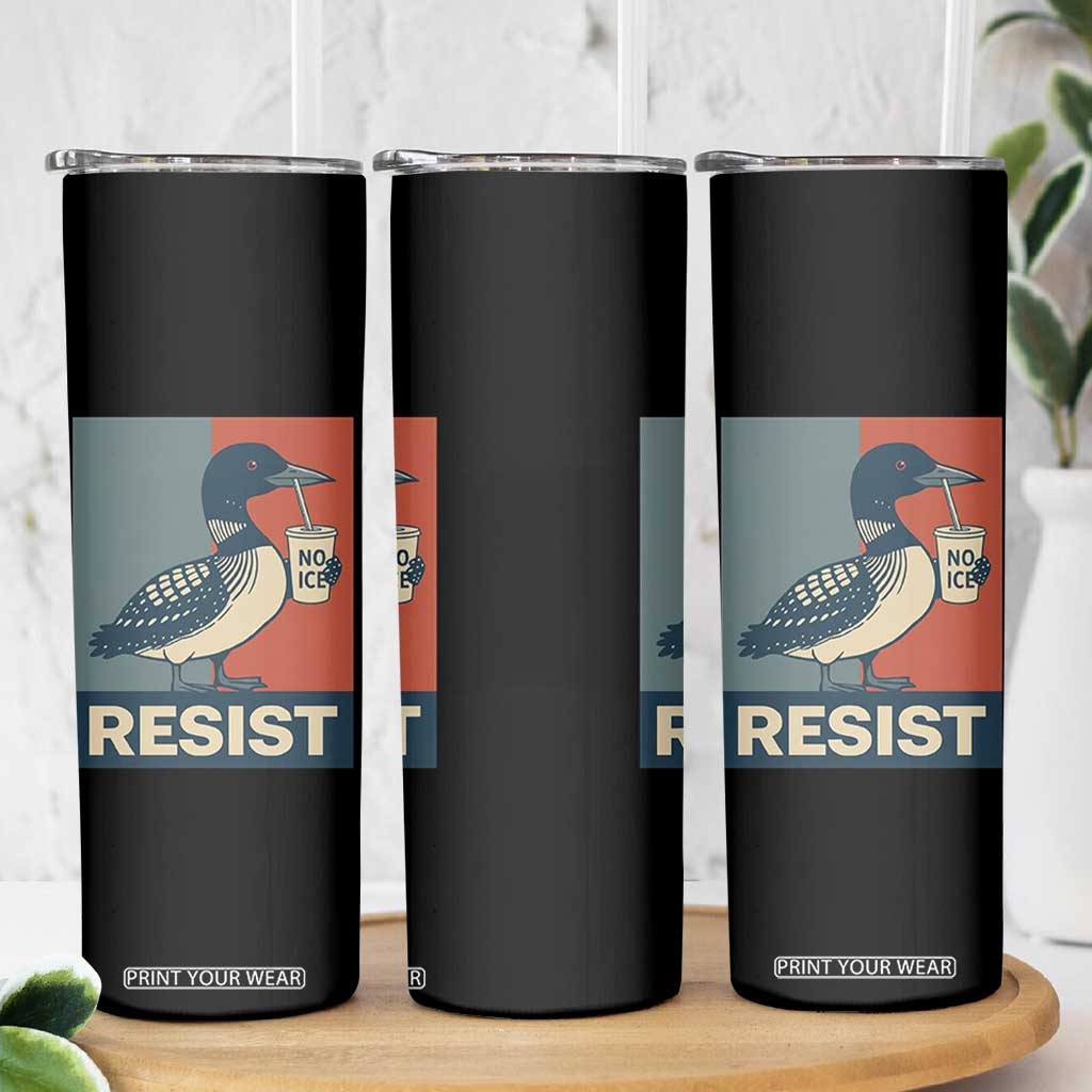Funny Minnesota Common Loon Skinny Tumbler No Ice Please TS12 Print Your Wear