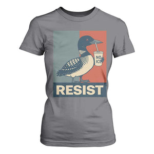 Funny Minnesota Common Loon T Shirt For Women No Ice Please TS12 Charcoal Print Your Wear