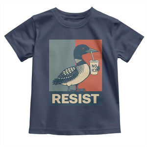 Funny Minnesota Common Loon Toddler T Shirt No Ice Please TS12 Navy Print Your Wear