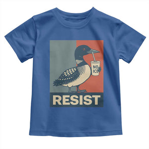 Funny Minnesota Common Loon Toddler T Shirt No Ice Please TS12 Royal Blue Print Your Wear