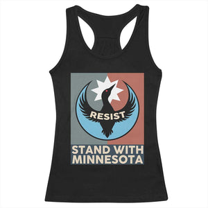 Stand With Minnesota Racerback Tank Top Common Loon Pride Support TS12 Black Print Your Wear