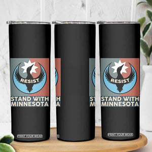Stand With Minnesota Skinny Tumbler Common Loon Pride Support TS12 Print Your Wear
