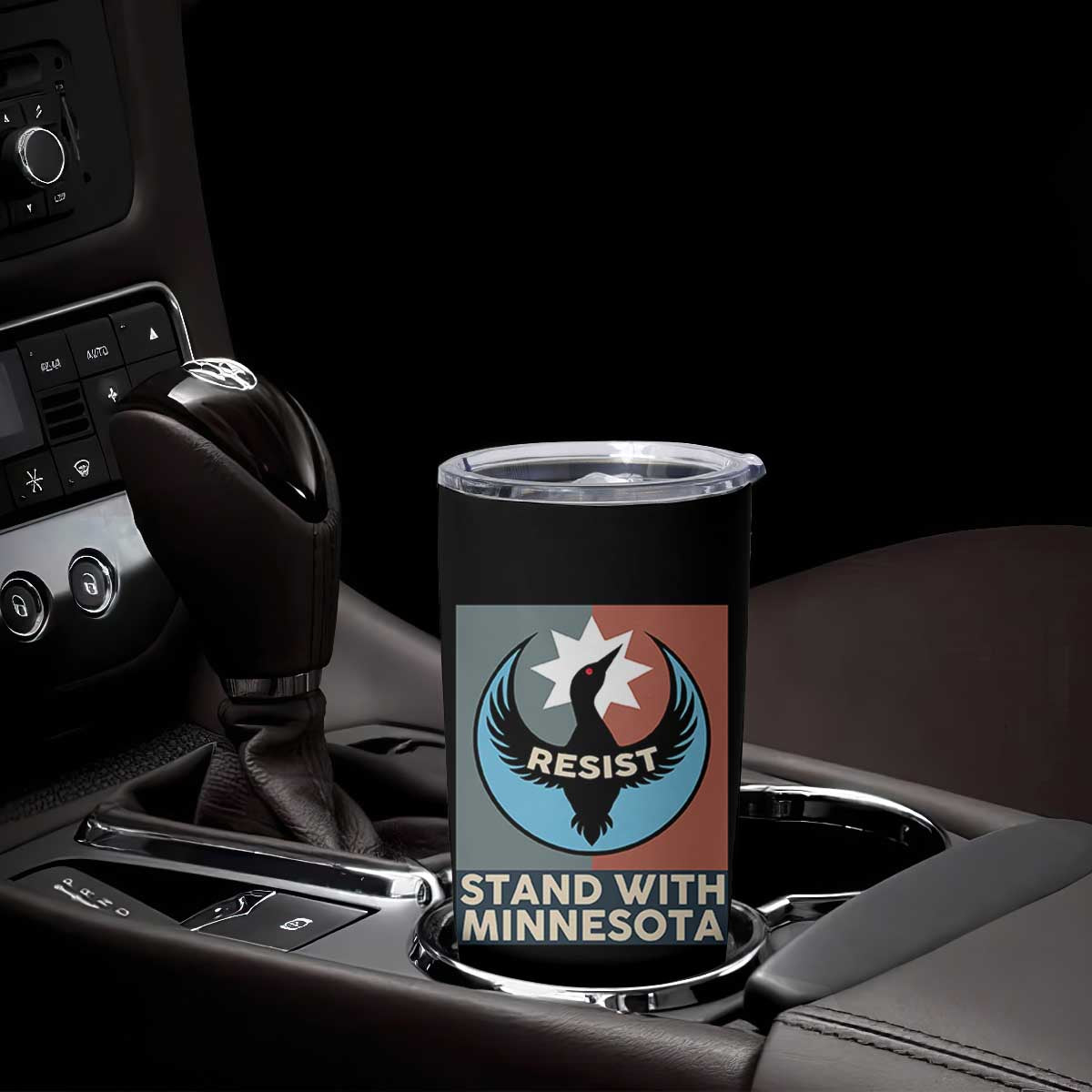 Stand With Minnesota Tumbler Cup Common Loon Pride Support TS12 Print Your Wear