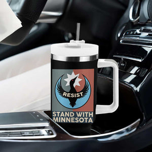 Stand With Minnesota Tumbler With Handle Common Loon Pride Support TS12 Print Your Wear