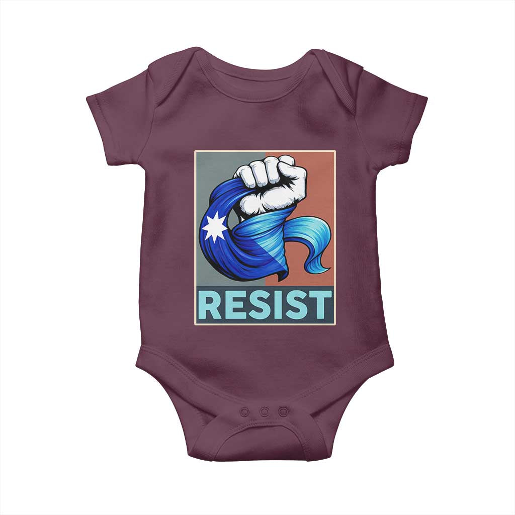 Minnesota Resist Ice Out Baby Onesie MM Support Gift TS12 Maroon Print Your Wear