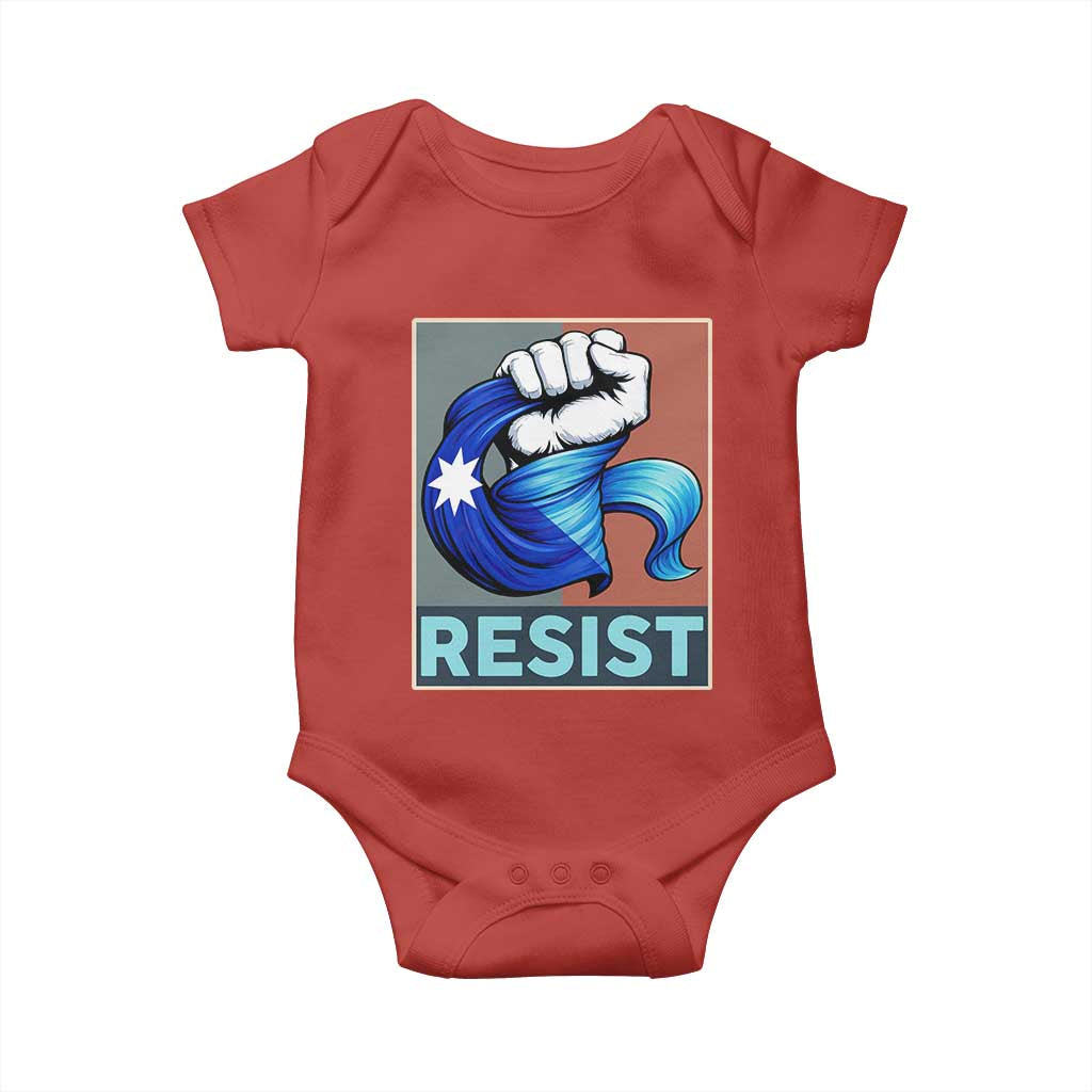 Minnesota Resist Ice Out Baby Onesie MM Support Gift TS12 Red Print Your Wear