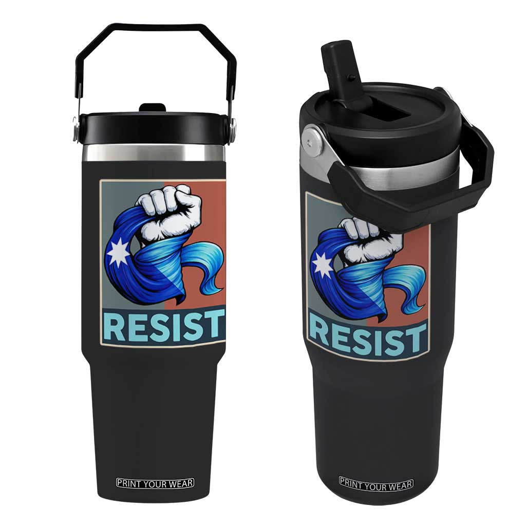 Minnesota Resist Ice Out Flip Straw Tumbler MM Support Gift TS12 One Size: 30 oz Black Print Your Wear