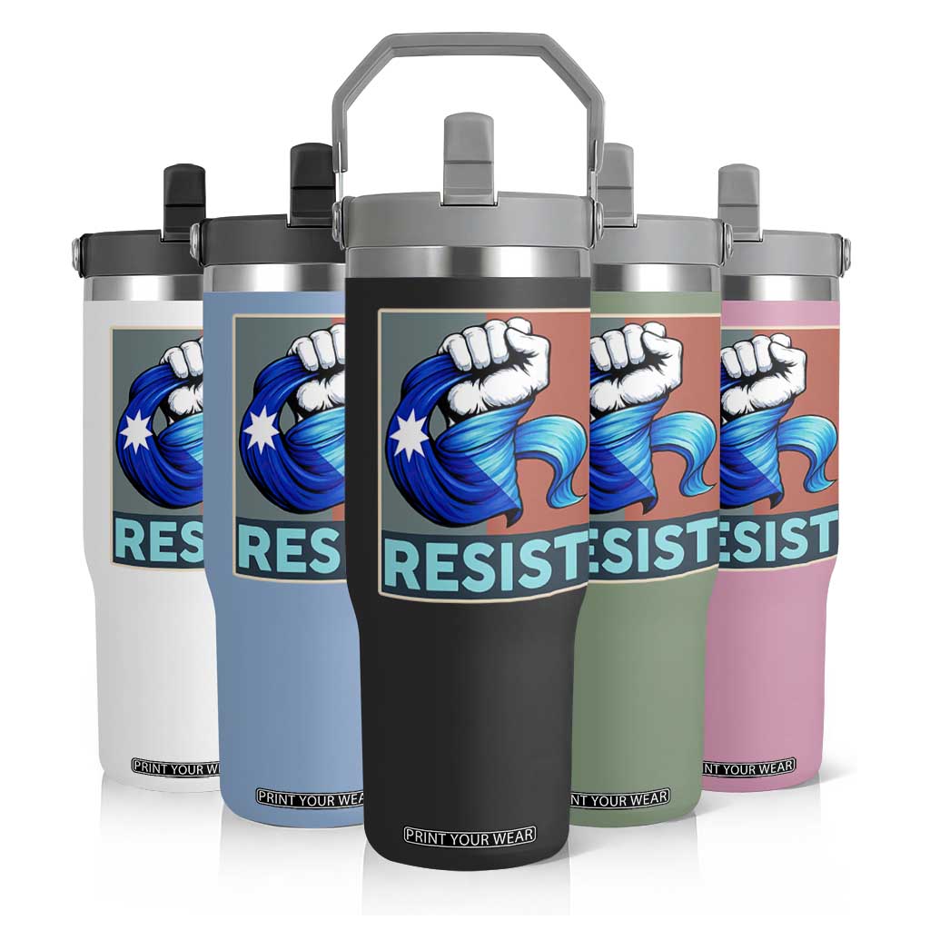Minnesota Resist Ice Out Flip Straw Tumbler MM Support Gift TS12 Print Your Wear