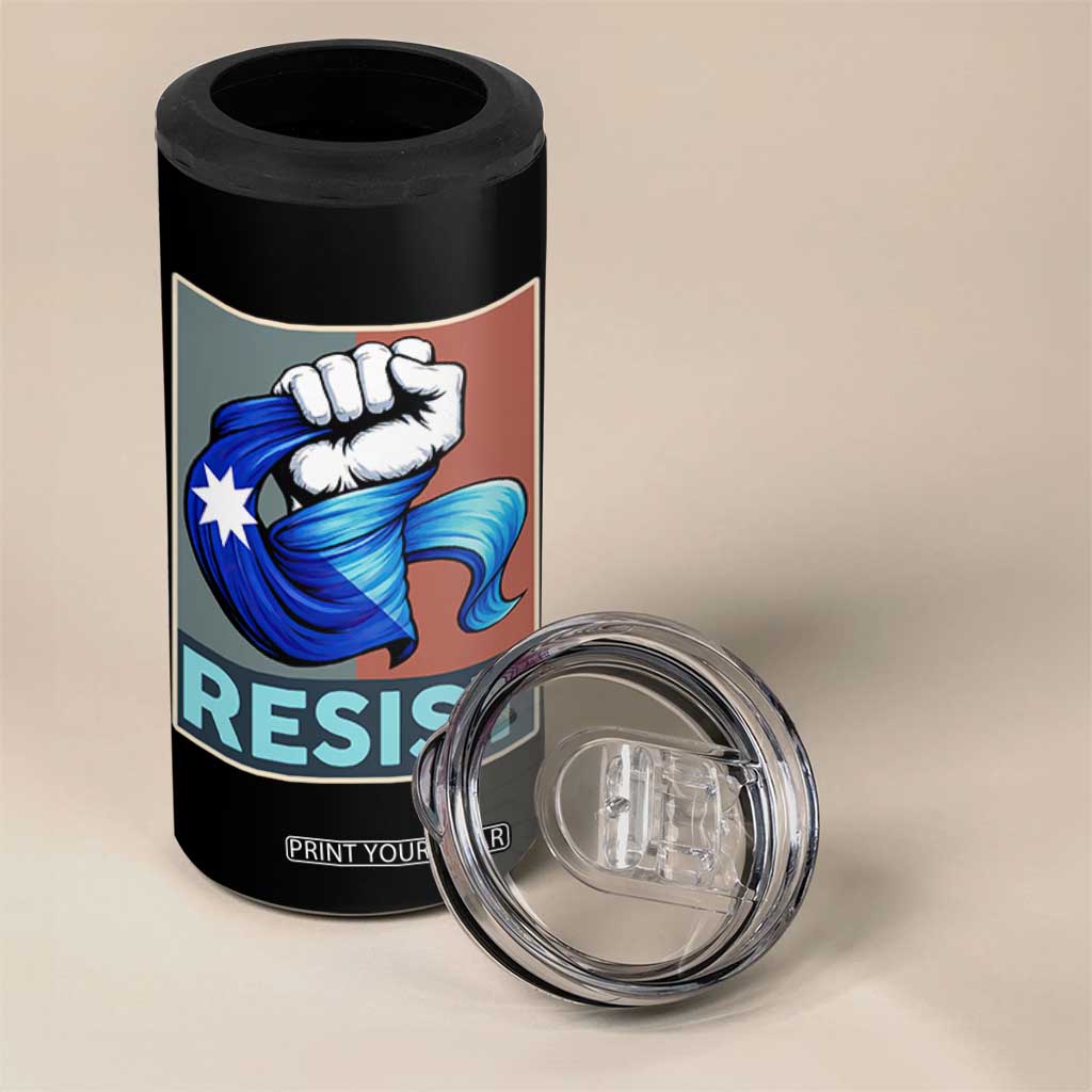 Minnesota Resist Ice Out 4 in 1 Can Cooler Tumbler MM Support Gift TS12 Print Your Wear