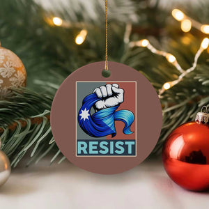 Minnesota Resist Ice Out Ceramic Ornament MM Support Gift TS12 1pc Mocha Print Your Wear