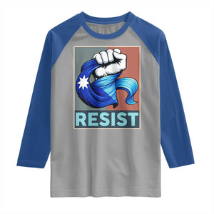 Minnesota Resist Ice Out Raglan Shirt MM Support Gift TS12 Sport Gray Royal Print Your Wear