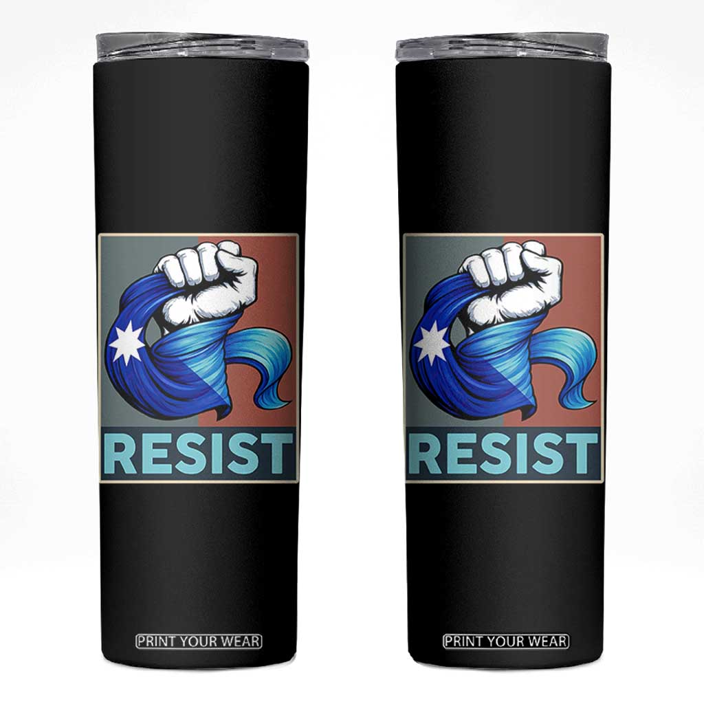 Minnesota Resist Ice Out Skinny Tumbler MM Support Gift TS12 Black Print Your Wear