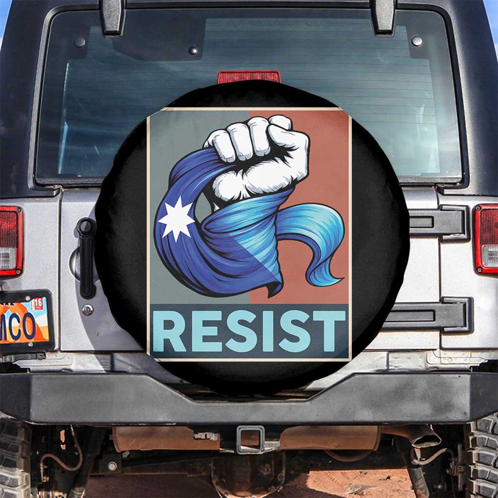 Minnesota Resist Ice Out Spare Tire Cover MM Support Gift TS12 No hole Black Print Your Wear