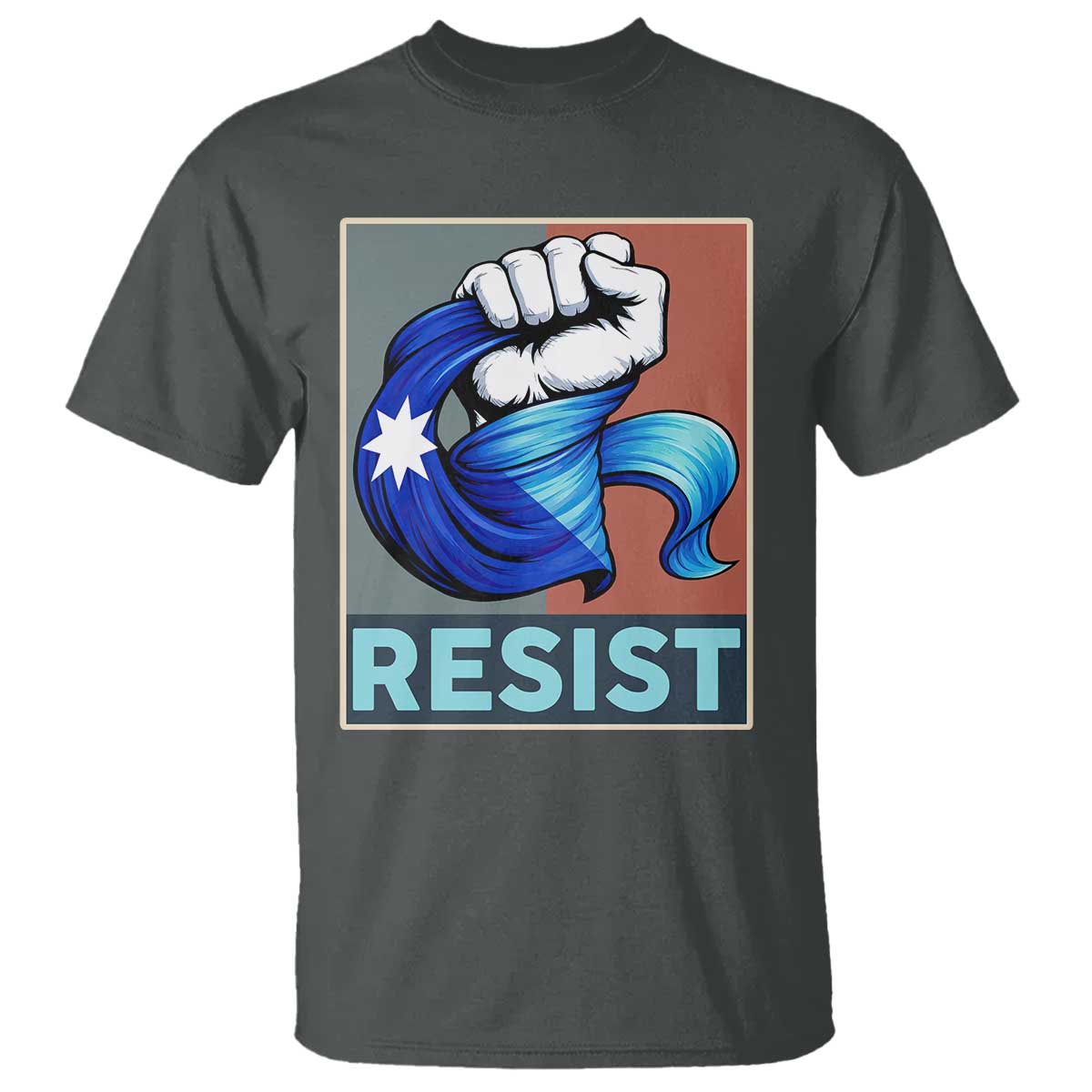 Minnesota Resist Ice Out T Shirt MM Support Gift TS12 Dark Heather Print Your Wear