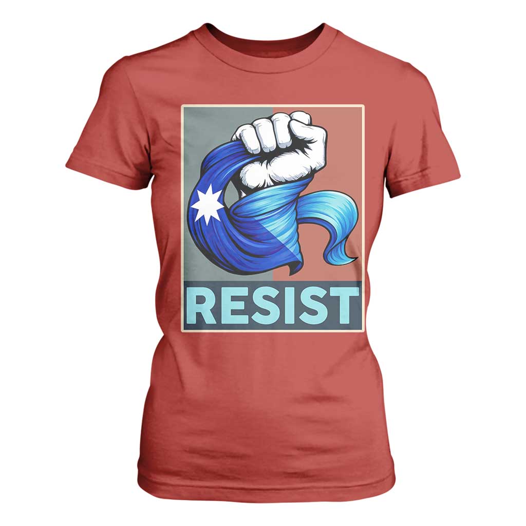 Minnesota Resist Ice Out T Shirt For Women MM Support Gift TS12 Red Print Your Wear