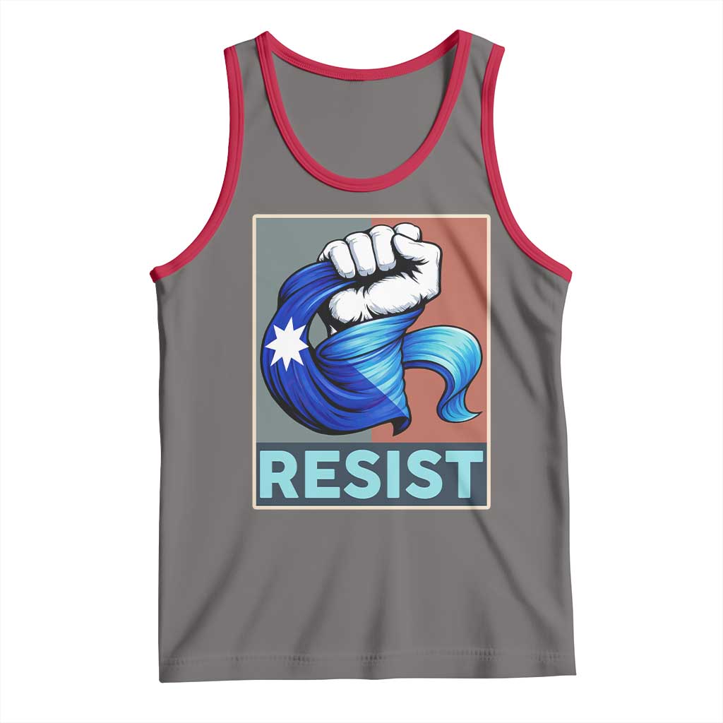 Minnesota Resist Ice Out Tank Top MM Support Gift TS12 Deep Heather Red Print Your Wear