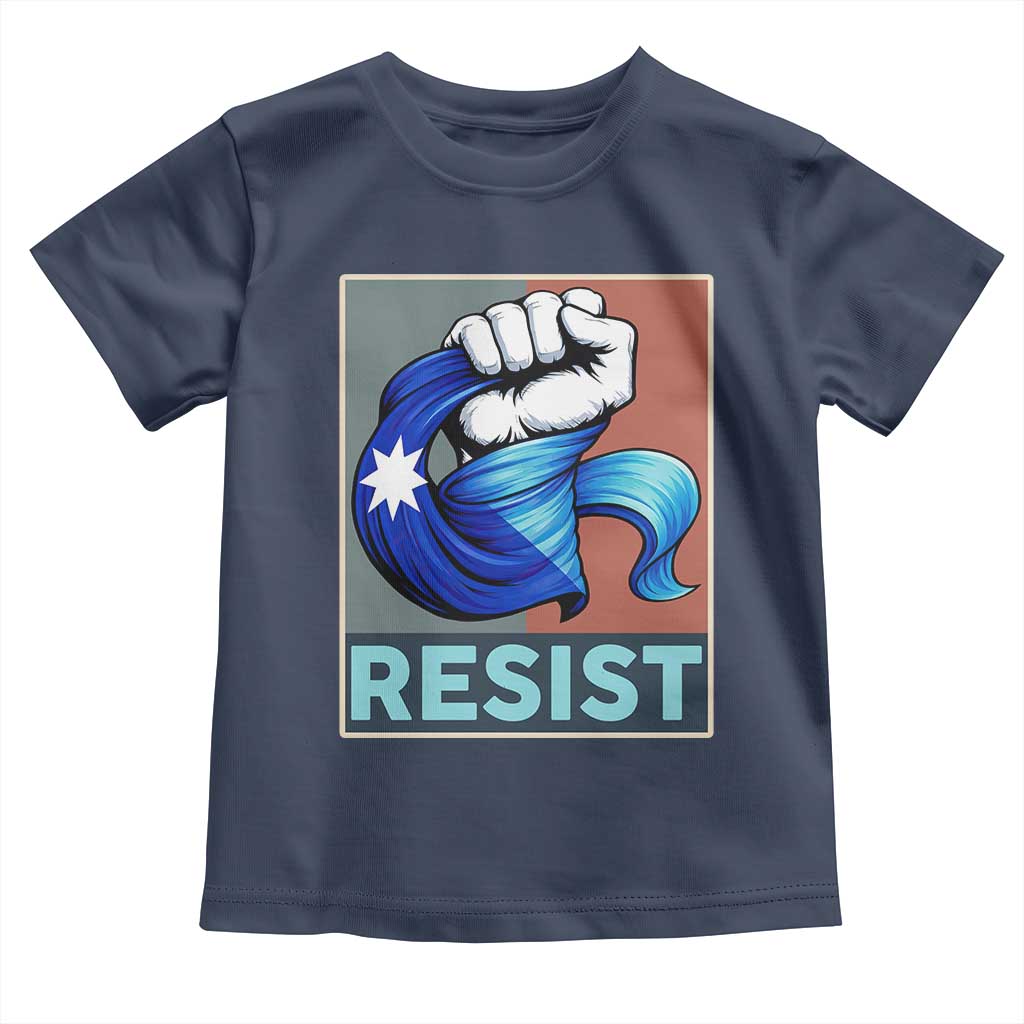 Minnesota Resist Ice Out Toddler T Shirt MM Support Gift TS12 Navy Print Your Wear