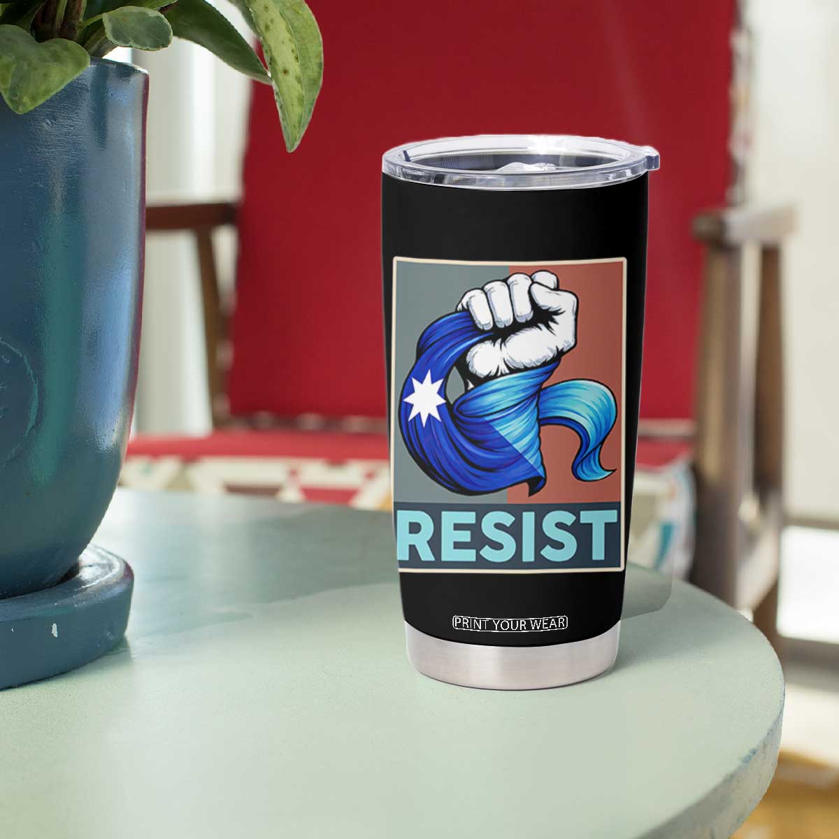 Minnesota Resist Ice Out Tumbler Cup MM Support Gift TS12 Print Your Wear