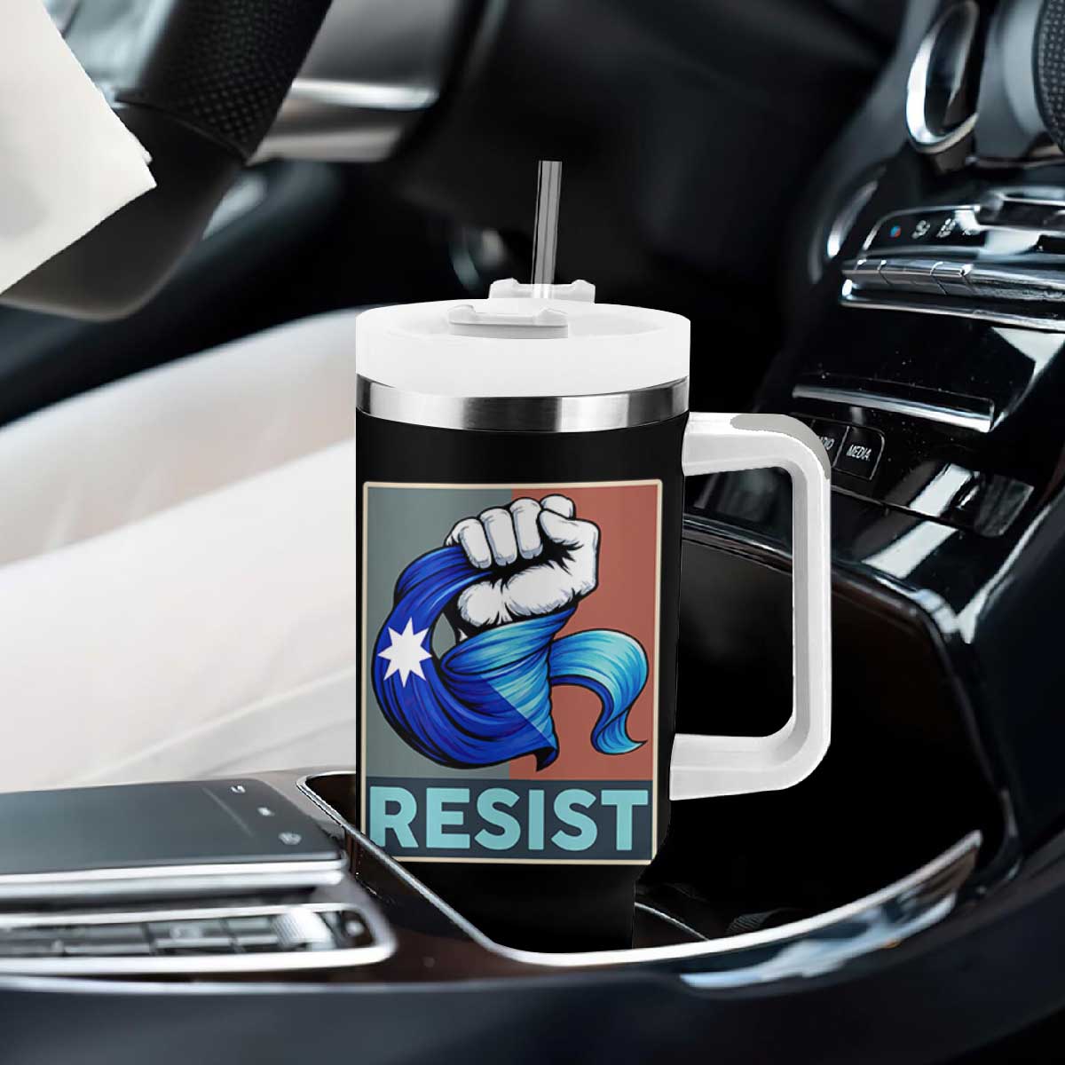 Minnesota Resist Ice Out Tumbler With Handle MM Support Gift TS12 Print Your Wear