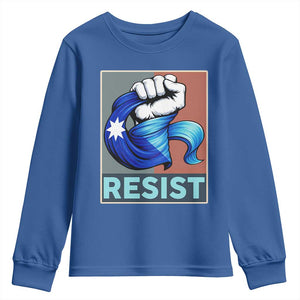 Minnesota Resist Ice Out Youth Sweatshirt MM Support Gift TS12 Royal Blue Print Your Wear