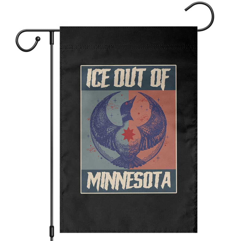 Ice Out Of Minnesota Garden Flag Social Justice Solidarity TS12 Black Print Your Wear