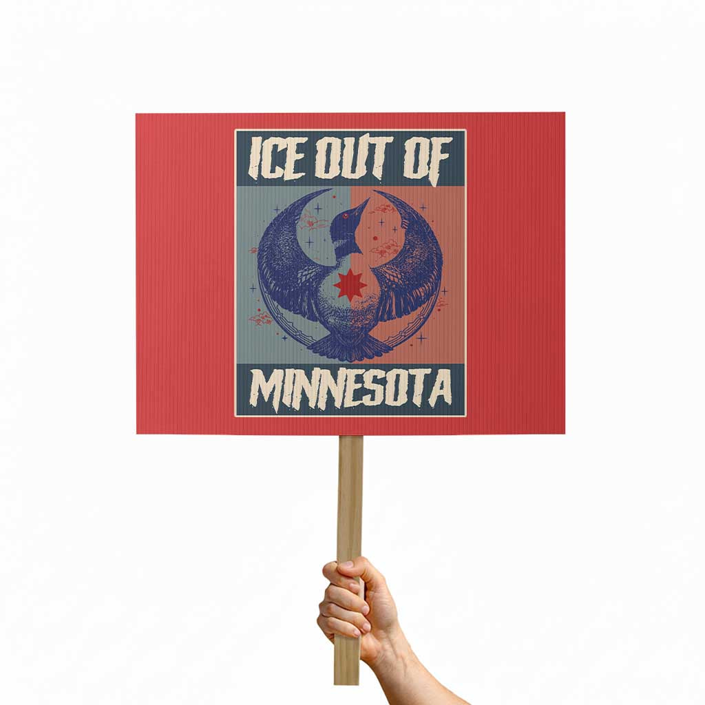 Ice Out Of Minnesota Protest Sign Social Justice Solidarity TS12 Horizontal 18