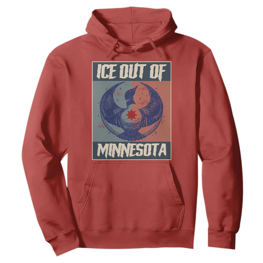 Ice Out Of Minnesota Hoodie Social Justice Solidarity TS12 Red Print Your Wear