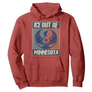Ice Out Of Minnesota Hoodie Social Justice Solidarity TS12 Red Print Your Wear