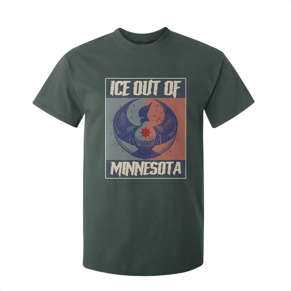 Ice Out Of Minnesota T Shirt For Kid Social Justice Solidarity TS12 Dark Forest Green Print Your Wear