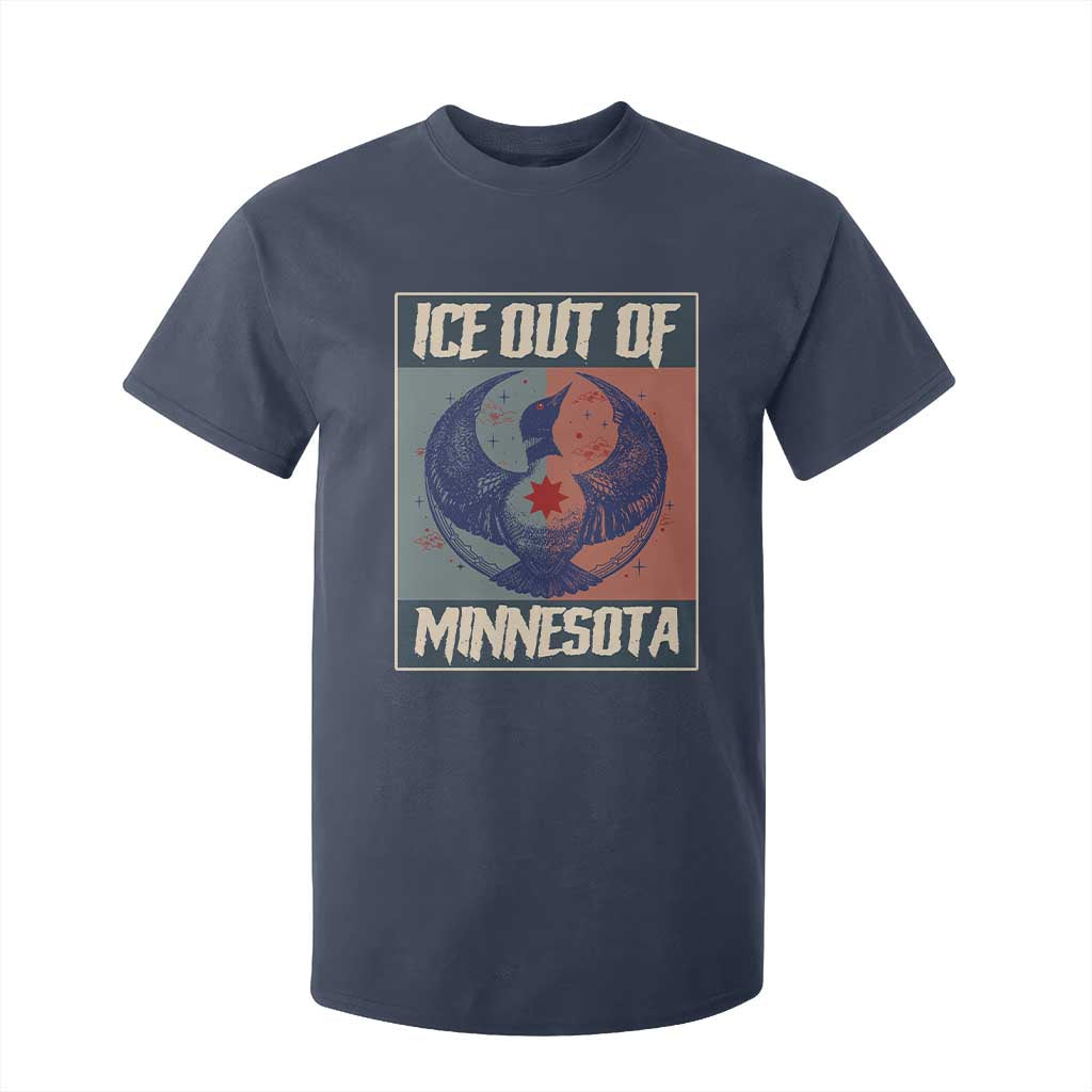 Ice Out Of Minnesota T Shirt For Kid Social Justice Solidarity TS12 Navy Print Your Wear