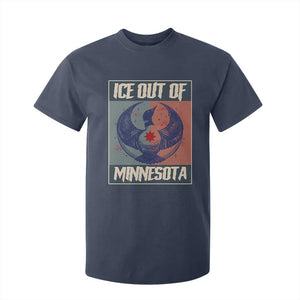 Ice Out Of Minnesota T Shirt For Kid Social Justice Solidarity TS12 Navy Print Your Wear
