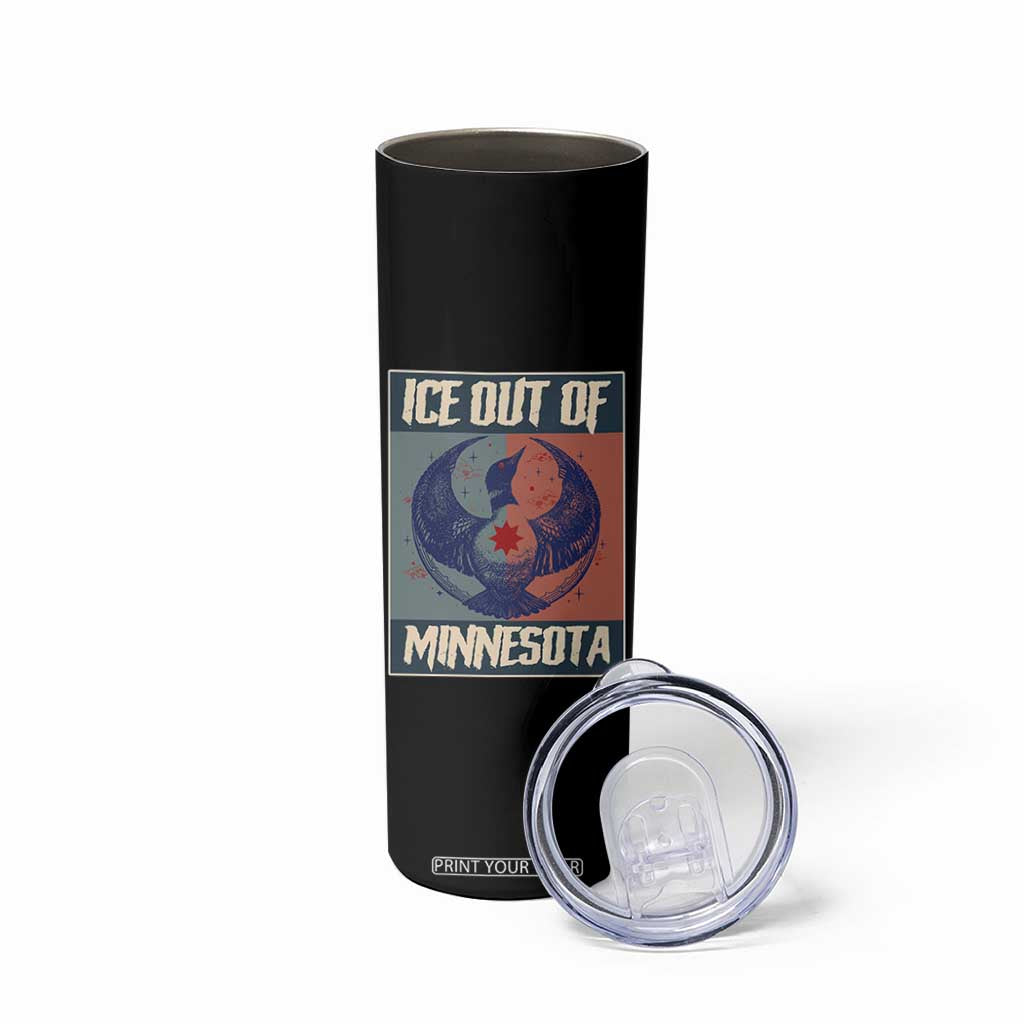 Ice Out Of Minnesota Skinny Tumbler Social Justice Solidarity TS12 Print Your Wear