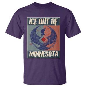 Ice Out Of Minnesota T Shirt Social Justice Solidarity TS12 Purple Print Your Wear