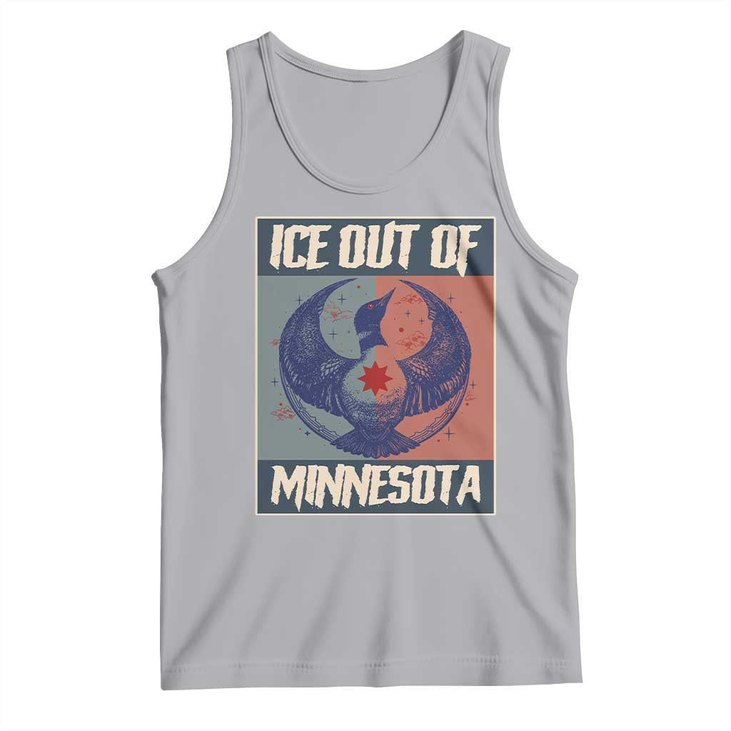 Ice Out Of Minnesota Tank Top Social Justice Solidarity TS12 Athletic Heather Print Your Wear